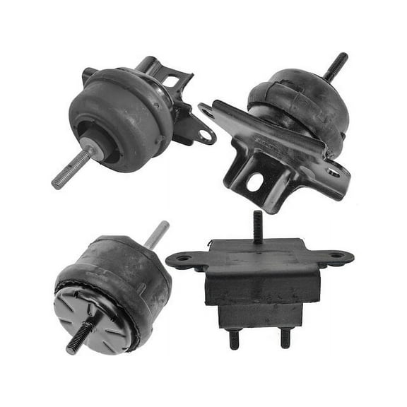 Engine Mount and Transmission Mount Kit 4 Piece - Compatible with 2000 - 2005 Buick LeSabre 2001 2002 2003 2004