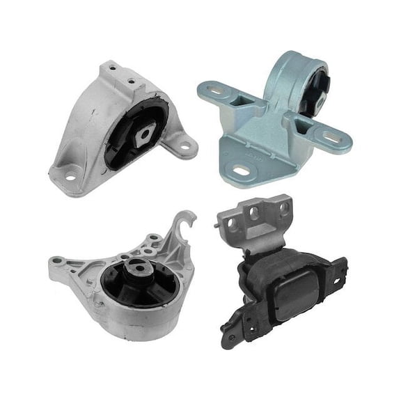 Engine Mount and Transmission Mount Kit 4 Piece - Compatible with 2001 - 2007 Chrysler Town & Country 2002 2003 2004 2005 2006