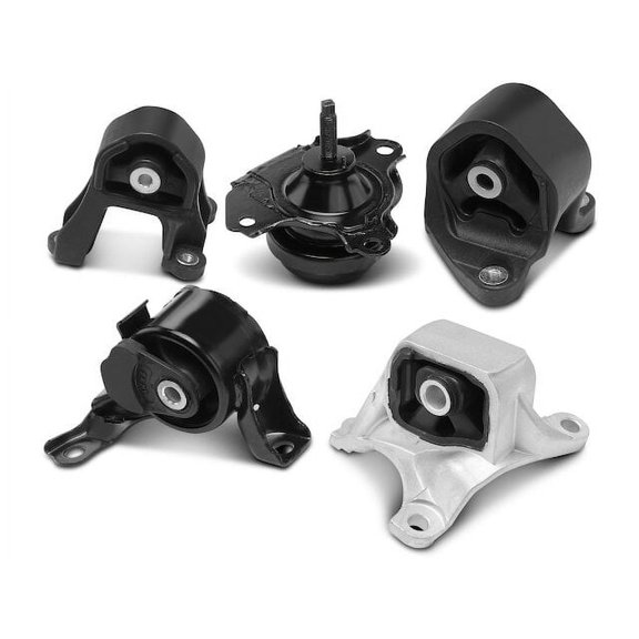 Engine Mount and Transmission Mount Kit 5 - Compatible with 2003 - 2010 Honda Element 2.4L 4-Cylinder - Autopart Premium