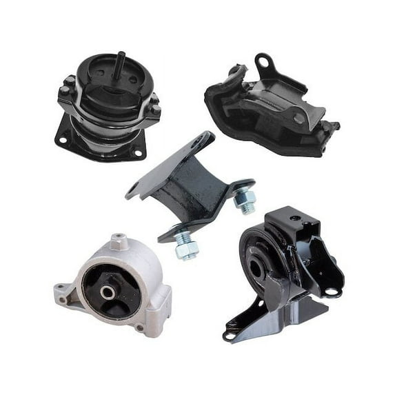 Engine Mount and Transmission Mount Kit 5 Piece - Compatible with 2005 Honda Pilot