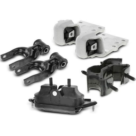 Engine Mount and Transmission Mount Kit 6 - Compatible with 2002 - 2007 Buick Rendezvous 2003 2004 2005 2006