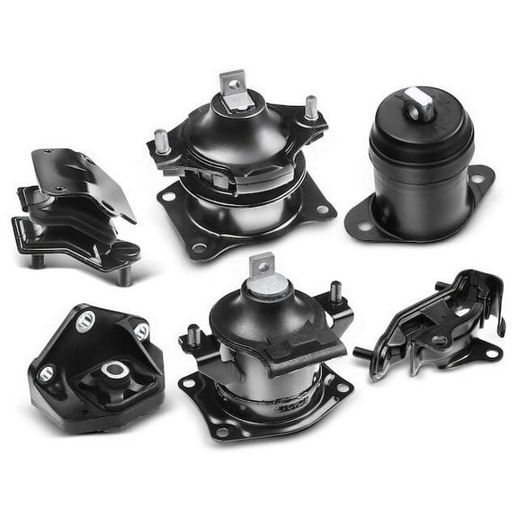 Engine Mount and Transmission Mount Kit 6 - Compatible with 2004 - 2006 Acura TL Base 3.2L V6 2005
