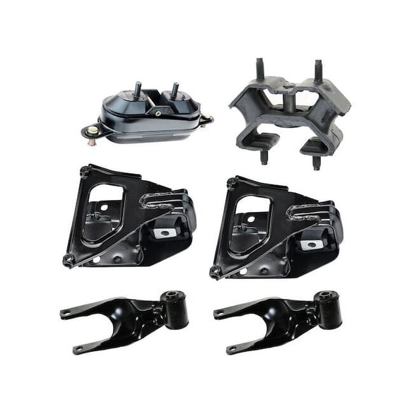 Engine Mount and Transmission Mount Kit 6 Piece - Compatible with 1997 - 2004 Buick Regal 3.8L V6 1998 1999 2000 2001 2002 2003