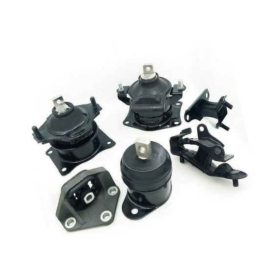 Engine Mount and Transmission Mount Kit - 6 Piece - Compatible with 2004 - 2006 Acura TL 3.0L 3.2L V6 with Automatic Transmission 2005