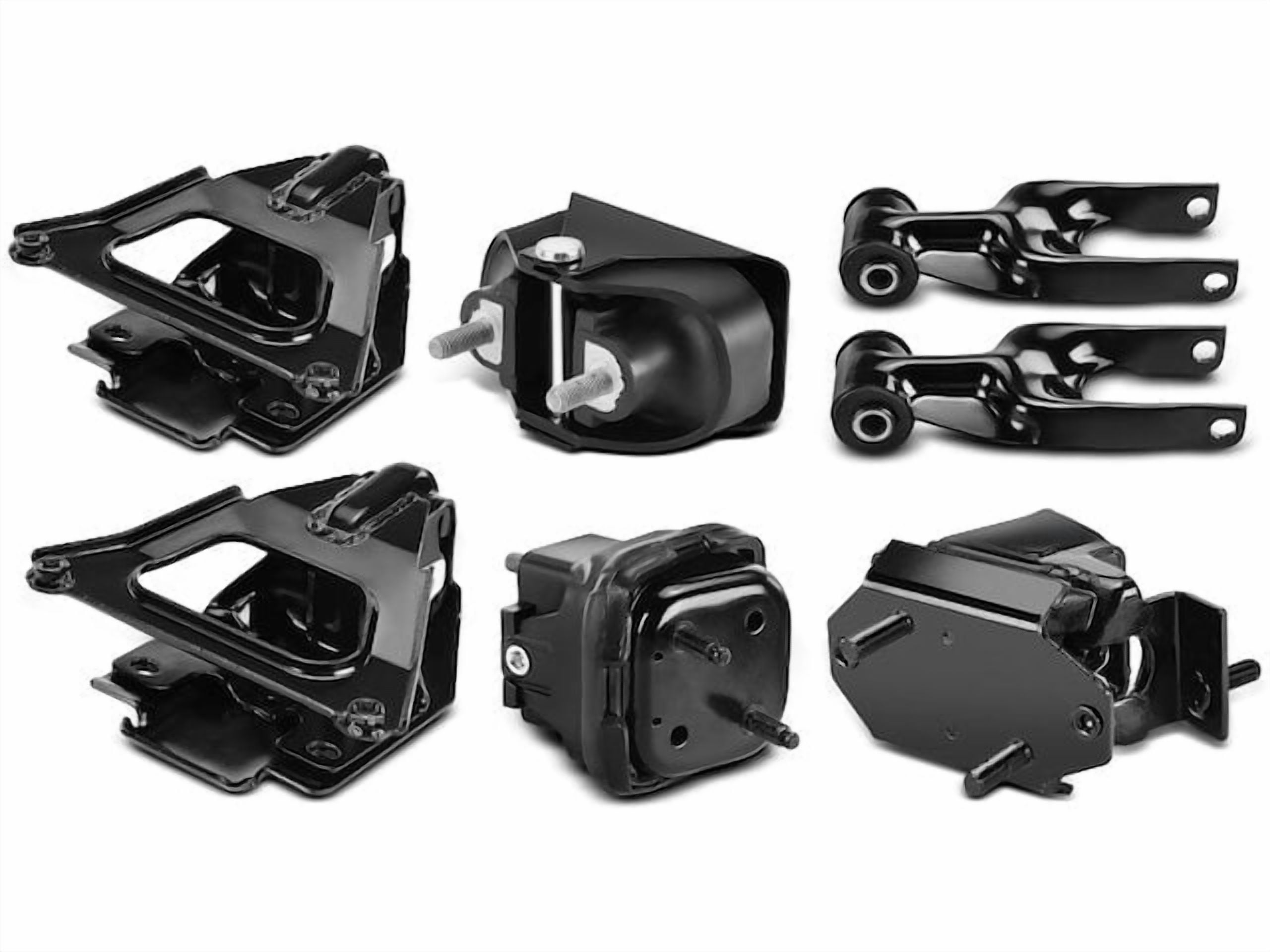 Engine Mount and Transmission Mount Kit 7 - Compatible with 2005 - 2008 Pontiac Grand Prix GXP 5.3L V8 - Autopart Premium