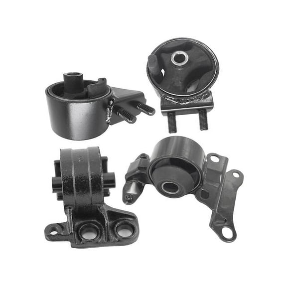 Engine Mount and Transmission Mount Kit - Compatible with 1991 - 1996 Ford Escort 1992 1993 1994 1995