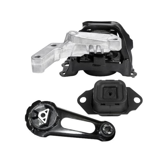 Engine Mount and Transmission Mount Kit - Compatible with 2012 - 2017 Nissan Versa 1.6L 4-Cylinder 2013 2014 2015 2016
