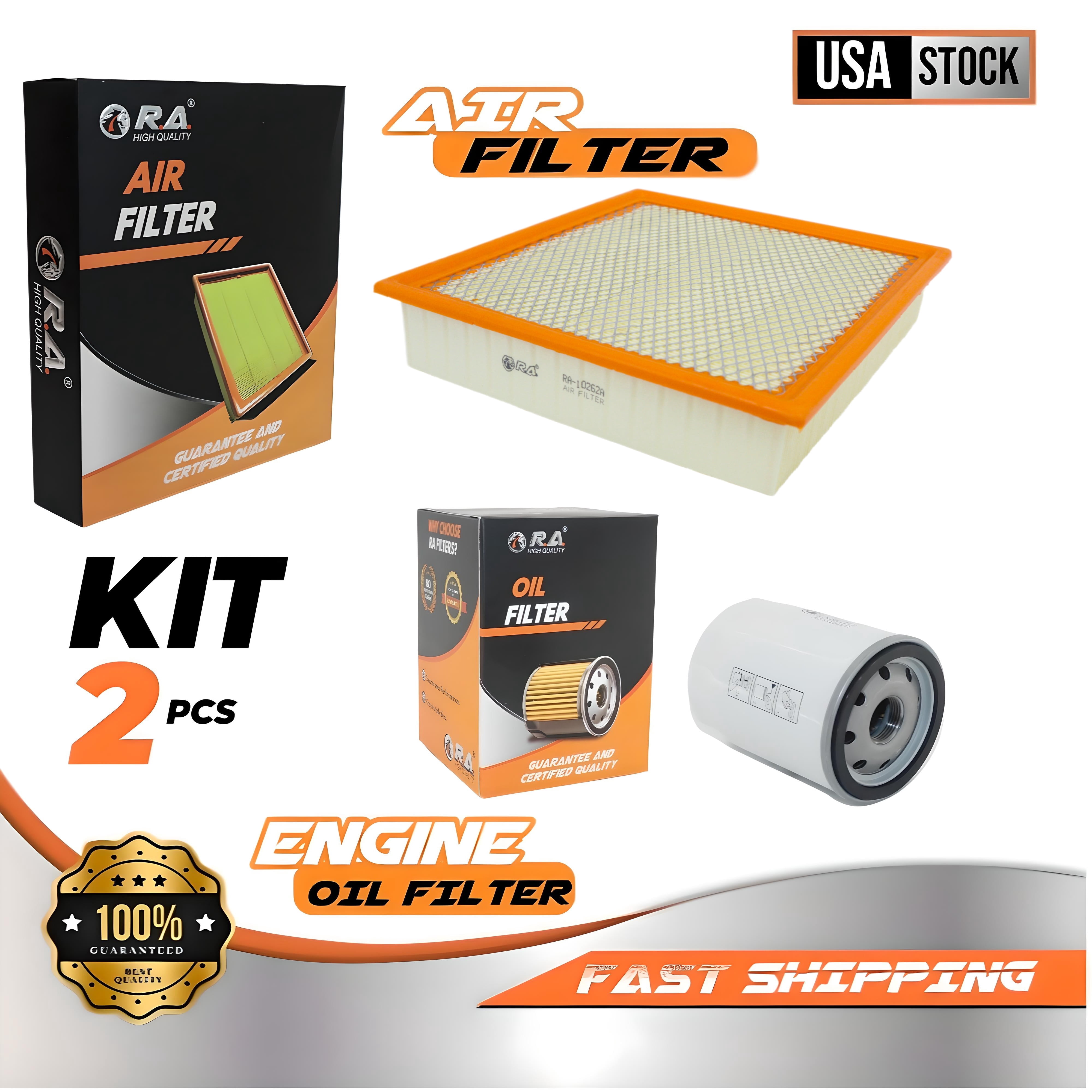 Engine Oil & Air Filter Set for Ford Expedition 2015-2025 V6 3.5L King ...