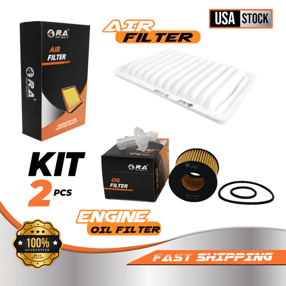 Engine Oil & Air Filter Set for Toyota Matrix 2009 - 2014 L4 1.8L Wagon 4 Door