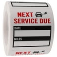thumbnail image 2 of 150 Oil Change Service Reminder Stickers - 2x2 Inch Clear PET - 1 Roll 2 of 3