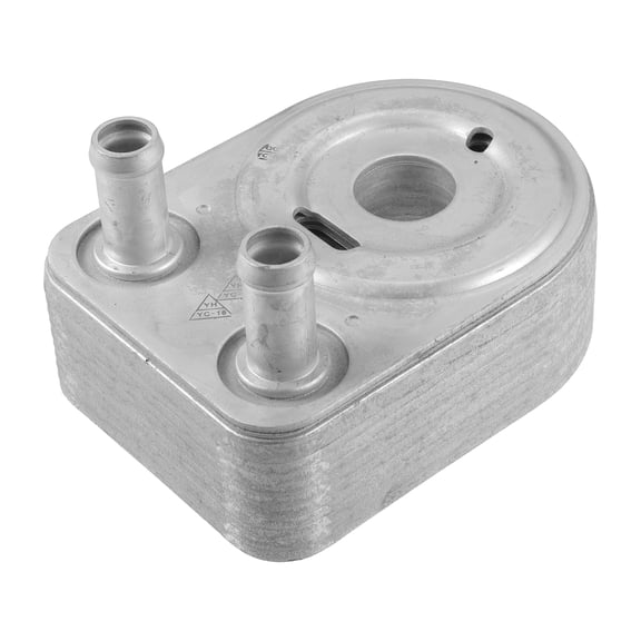 Engine Oil Cooler Kit Compatible for Dodge Nitro Aluminum Alloy Silver Tone with O-ring Seals