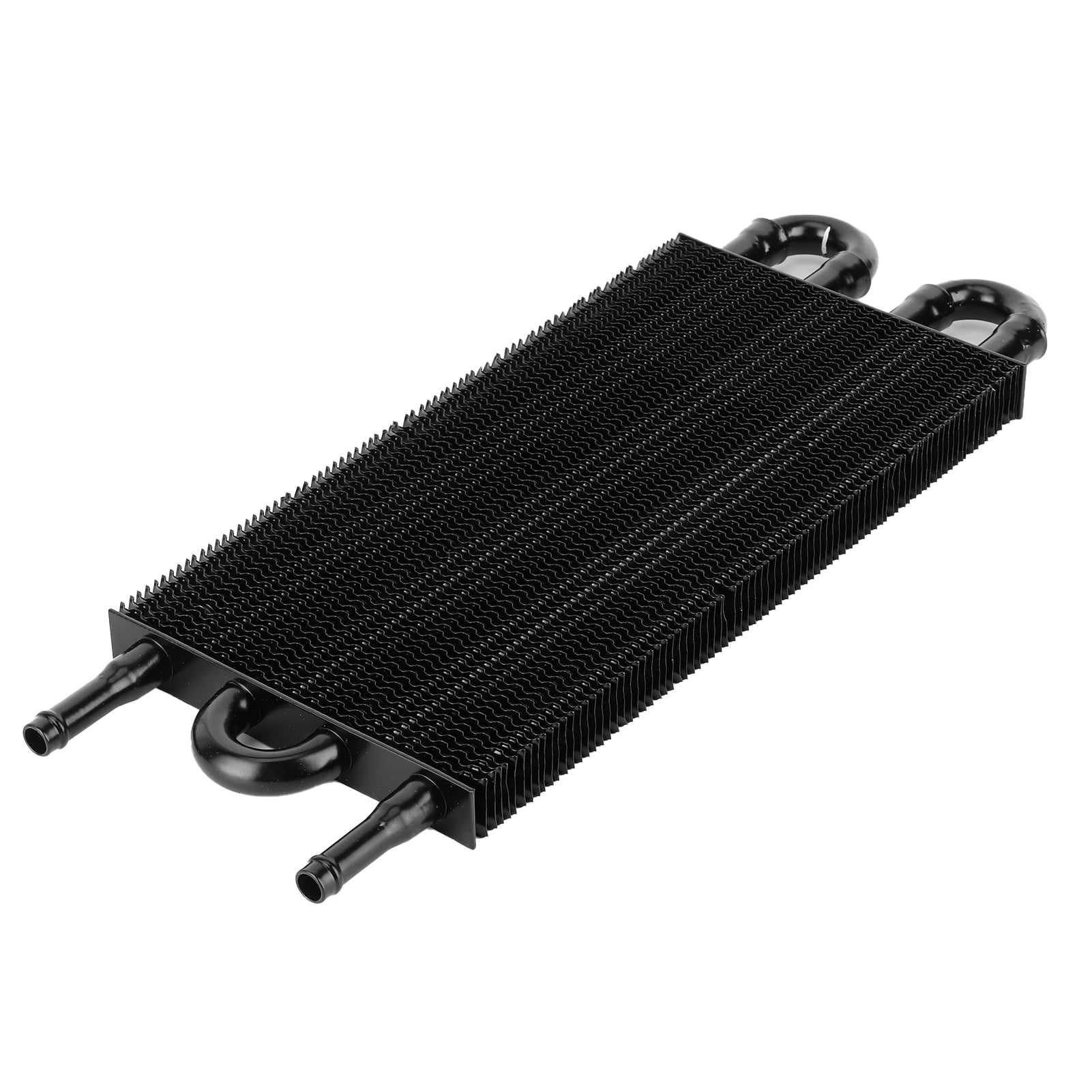 Engine Oil Cooling, Black 4Rows Transmission Cooler, Pratical For All