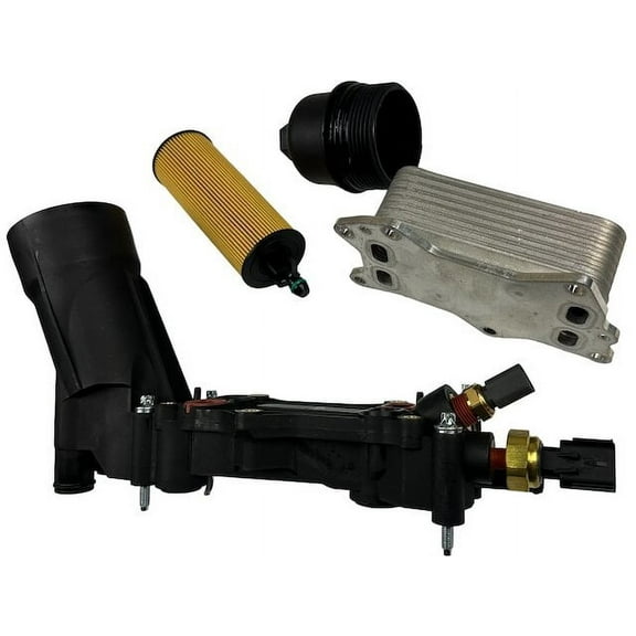 Engine Oil Filter Housing Kit - Compatible with 2017 - 2018 Dodge Grand Caravan 3.6L V6