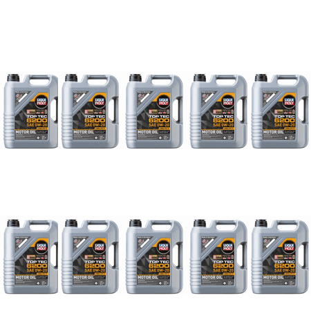 Engine Oil Liqui Moly 20238 Fully Synthetic 0W20 Top Tec 6200 Pack of 10