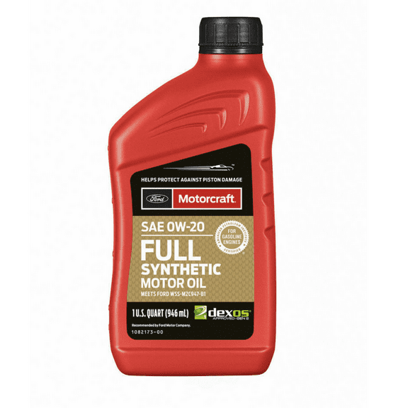 Engine Oil-Premium Synthetic Blend Motor Oil - Quart Motorcraft XO-0W20-QFS MPN #XO0W20QFS