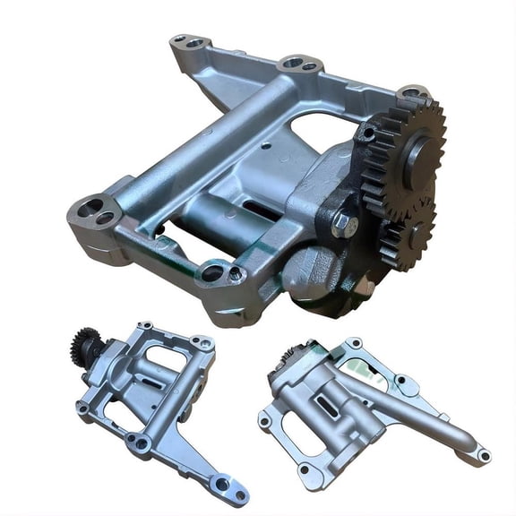 Engine Oil Pump Compatible with Caterpillar 313F/314E/314F 2004-2015 C4.4 ACERT 4.4L Diesel (Caterpillar C4.4 ACERT) 4-Cylinder Turbo Gerotor Excavator Replaces 447-8576