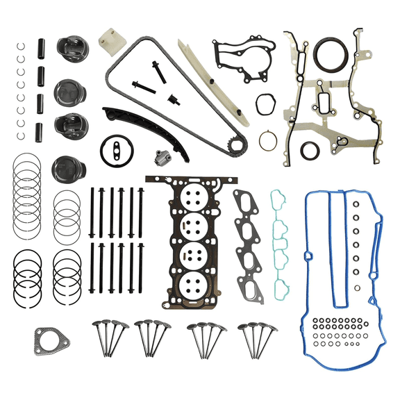 Engine Overhaul Rebuild Kit Bearing Head Gasket Set Piston Timing Chain Kit For Chevy Cruze Buick Sonic Encore 1.4L 2011-2016