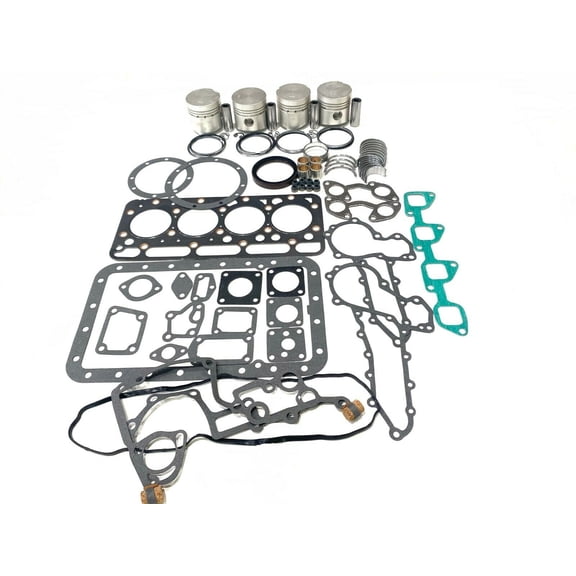 Engine Rebuild Kit for Kubota V1702 STD Fits Bobcat 743 733 743B 743DS - Replaces 15471-22310 07916-29695