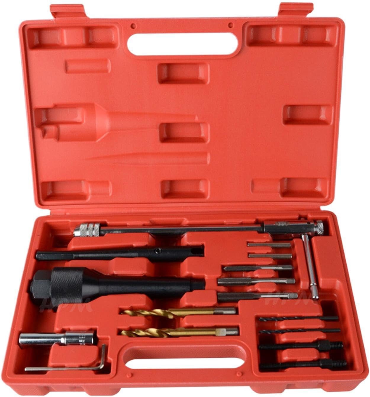 Plug Socket Extractor Engine Plug Socket Set, 16 Piece M8 M10 Extractor for Damaged Plugs ...