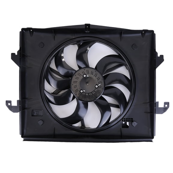 Engine Radiator Cooling Fan Assembly Fits Ram 1500 3.6L V6 2013-2018, Replaces 52014772AF