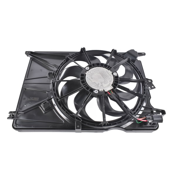 Engine Radiator Cooling Fan Assy Replacement for 19-23 Jeep Renegade Fiat 500X L4 1.3L 68552370AA 58486673