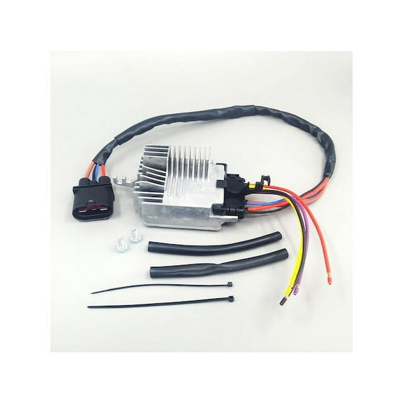 Engine Radiator Cooling Fan Control Module - 600 Watts - Compatible with 2002 - 2009 Audi A4 Quattro 2003 2004 2005 2006 2007 2008