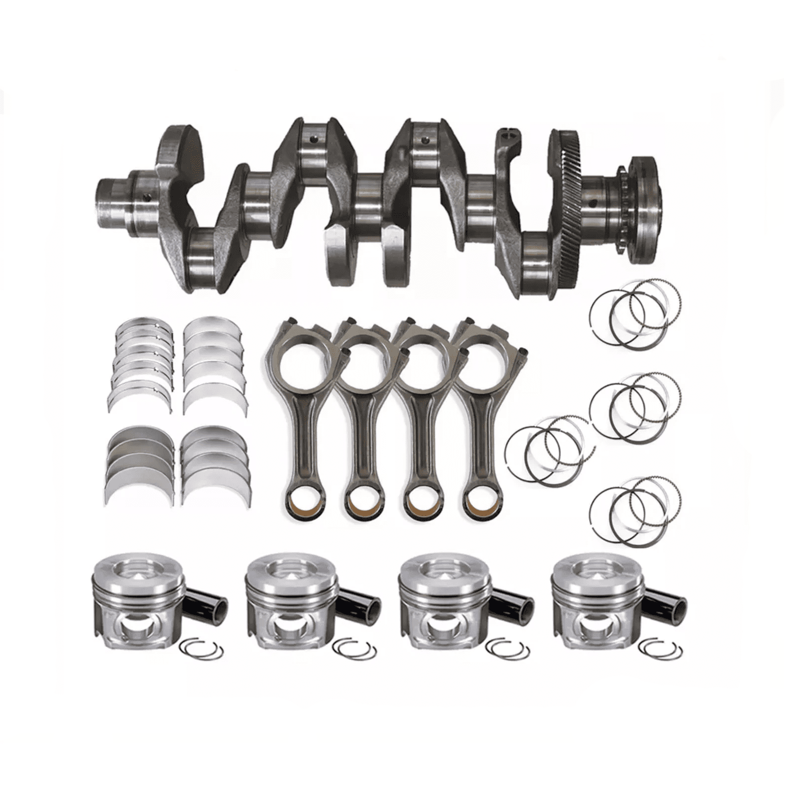 Engine Rebuid Kit Crankshaft Piston Timing Chain Kit For Land Rover ...