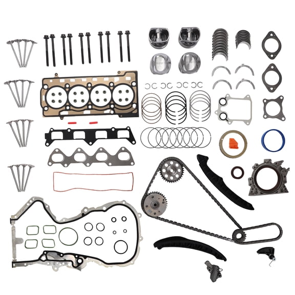 Engine Rebuild Kit Bearing Piston Head Gasket Set Timing Chain Kit For 06-16 VW Audi 1.4L TSI CAV CTH BLG