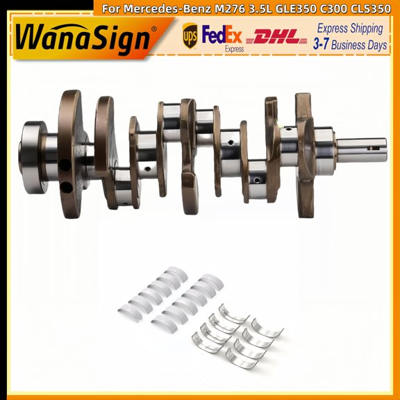 Engine Rebuild Kit Crankshaft Piston Timing Chain Kit VVT Head Gasket Set For Mercedes-Benz 3.5L M276