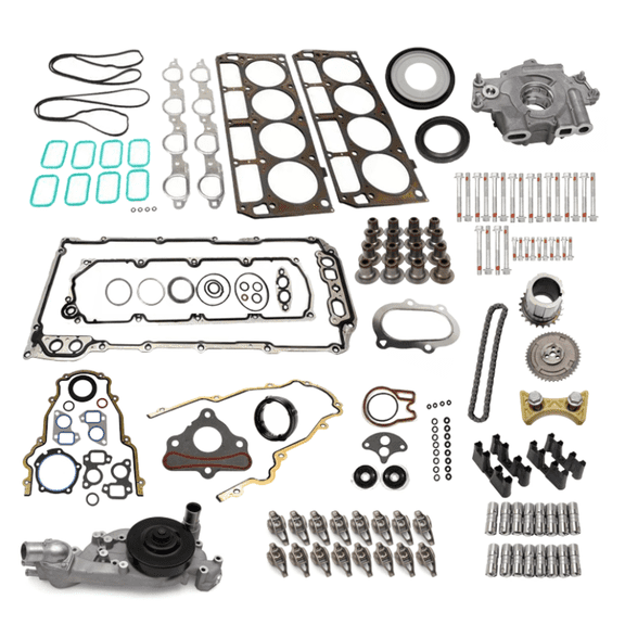 Engine Rebuild Kit Head Gasket Set Bolts Rocker Arm Lifter Oil &Water Pump For Chevy Corvette 2009-2013