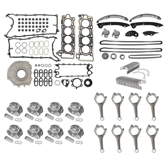 Engine Rebuild Kit Head Gasket Set Crankshaft Con Rods For Land Rover Jaguar 508PS AJ133 5.0L 2010-2020