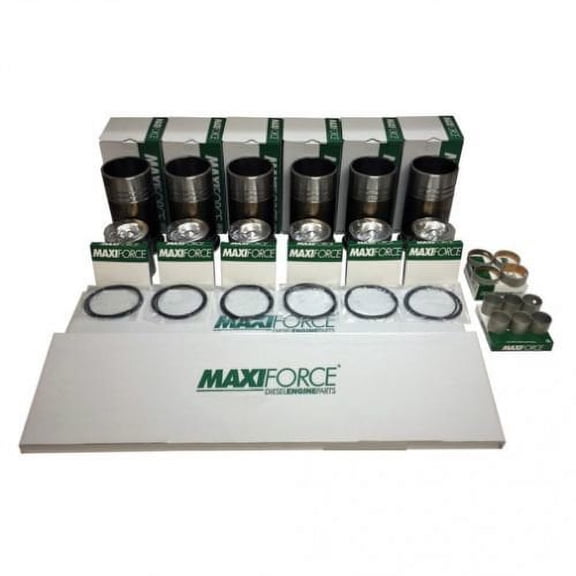 Engine Rebuild Kit - Less Bearings fits International DT436 1466 1486 1566 1586 3388 4166 4186 5088 6388 1460 1480