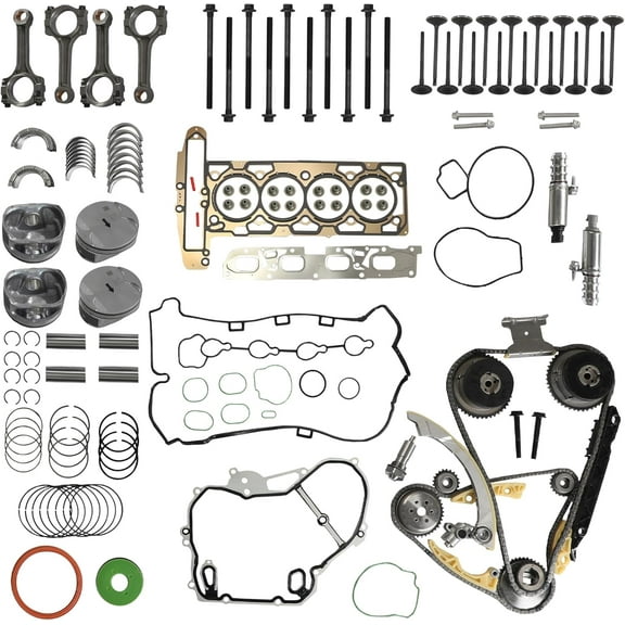 Engine Rebuild Kit Timing Chain Kit VVT for Buick Regal Verano Chevy Equinox Malibu GMC Terrain 2.4L 2010-2017