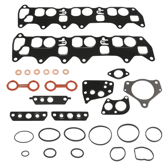 Engine Reseal Gasket Set for Heat Exchanger Service, OM642 Fitment Assortment with Molded Gaskets, O Seals and Washer Seals for Maintenance Work