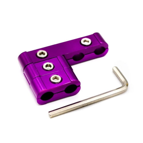 Engine Spark Plug Wires Separators Dividers Looms Set 8mm 9mm 10mm Purple