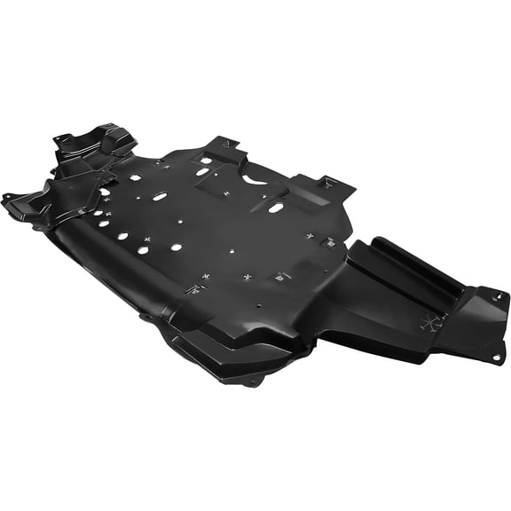 Engine Splash Shield Compatible with 2015-2020 Honda Fit LX Sport EX EX-L Replacement for HO1228147 Plastic Black