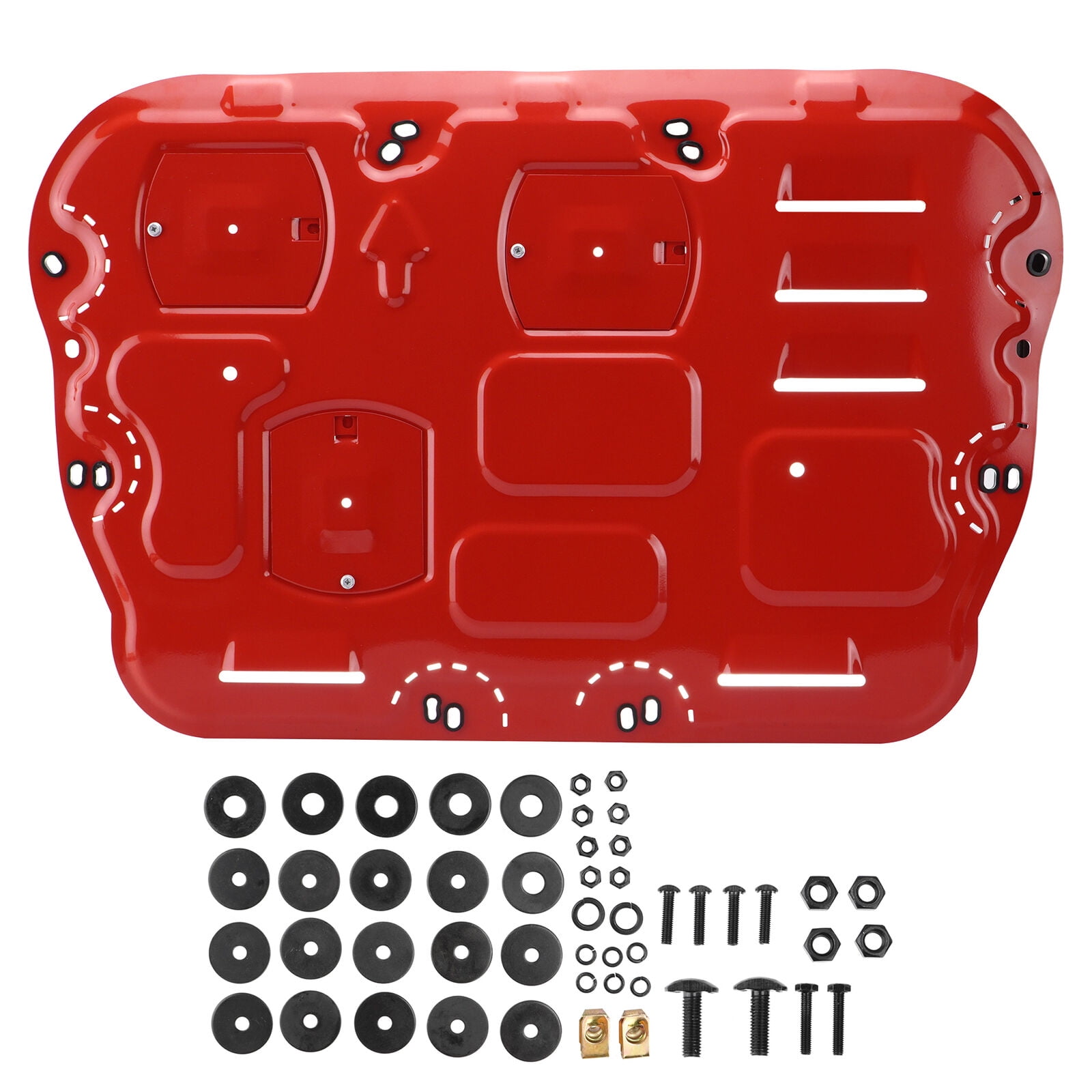 Engine Splash Shield Guard Mudguard for 20162020 Honda Civic, Red