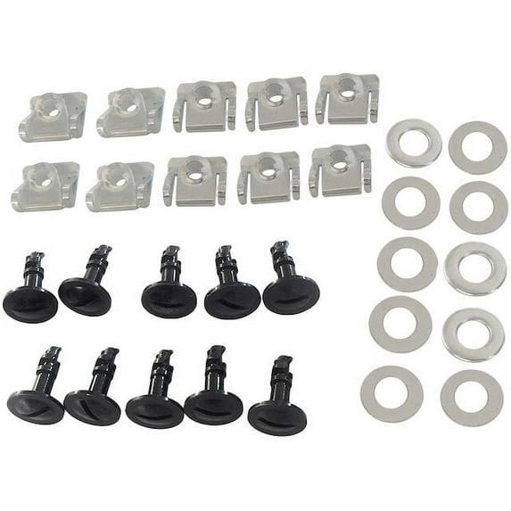 Engine Splash Shield Hardware - Compatible with 1997 - 2003 Audi A8 Quattro 1998 1999 2000 2001 2002