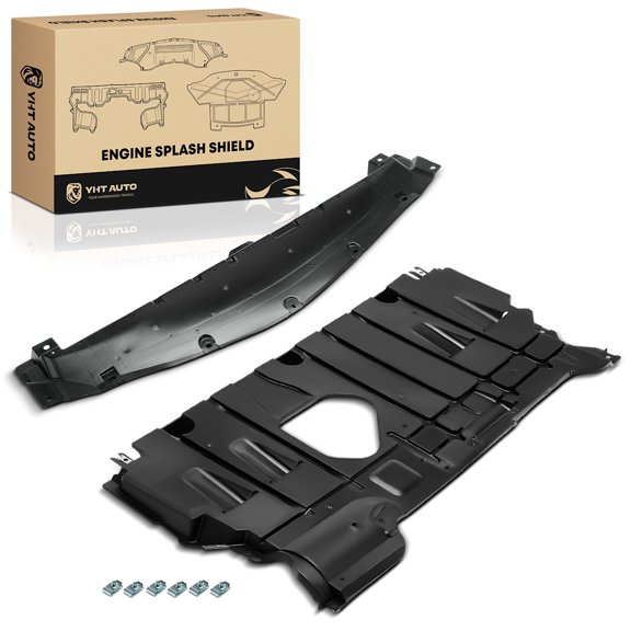 Engine Splash Shield SET Compatible: Mazda 3 2010-2013, 3 Sport Manual Transaxle, 5-Speed Front and Rear