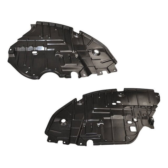 Engine Splash Shield Set - Compatible with 2013 - 2015 Lexus ES350 - Replacement