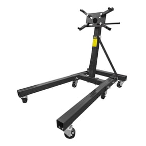 Engine Stand 2000 LBS Capacity, 360-Degree Rotating Engine Run Stand with 6 Casters, Heavy Duty Foldable Frame for Auto Repair and Maintenance