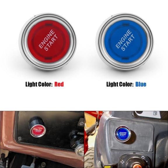 Engine Start Ignition Switch 12V 50A 3 Pin SPST Keyless Push Button For Car RV