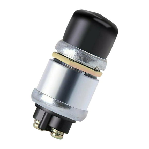 Engine Start Push Button Waterproof Compact Metal Switch for Car Boat Truck Tractor Marine Vehicles