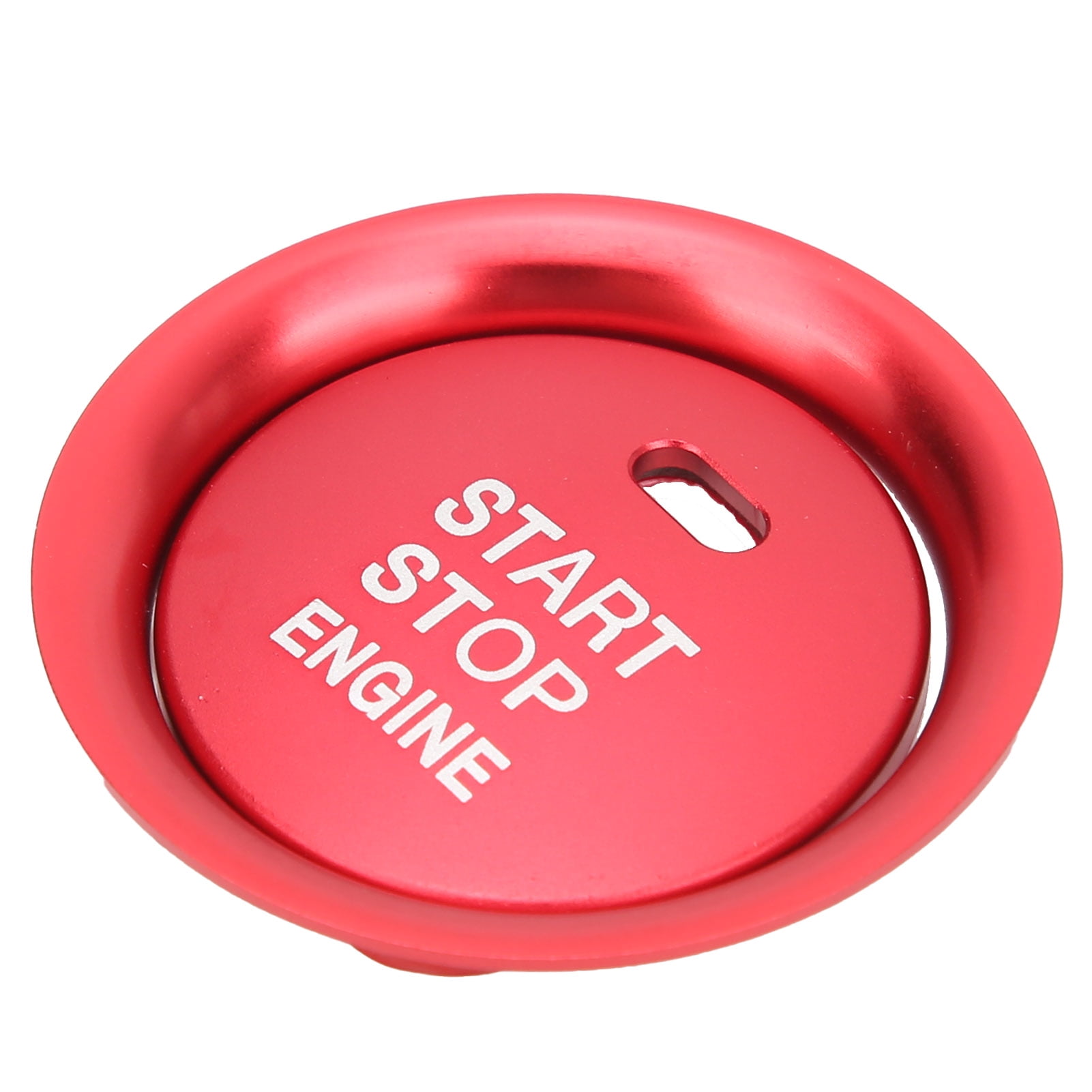 Engine Start Stop Ignition Button Cover Ring Red Replacement for Mazda