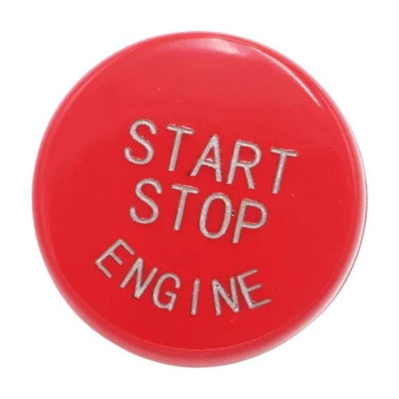 Engine Start Stop Push Button Switch Cover Trim Red for BMW F02 F10 F25 F30