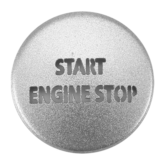 Engine Stop Push Button Switch Sticker Cover for LR4 4 & Land Range Sport 2010-2013, Silver,1 x Button Switch Sticker,Silver