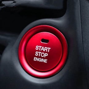 Engine Stop Push Button Cover Trim For Mazda 3 Axela Cx-3 Cx-4 Cx-5 (Red) Fangkenuo