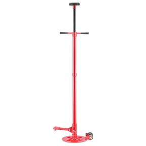 Engine Support Bar 1653 lb Capacity with 2 Wheels, Adjustable Height 52-80 Inch, Rotating Handle & Foot Pedal for Vehicle Repair