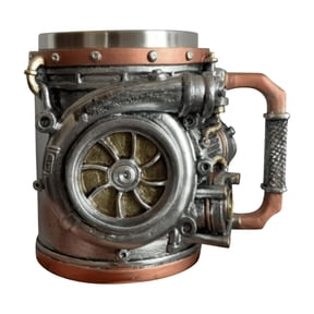 Engine-Themed Coffee Mug 10.14oz Personalized Car Engine Mug with Realistic Gear Piston Design Perfect Gift for Car Enthusiasts Mechanics Auto Lovers Ceramic Mug