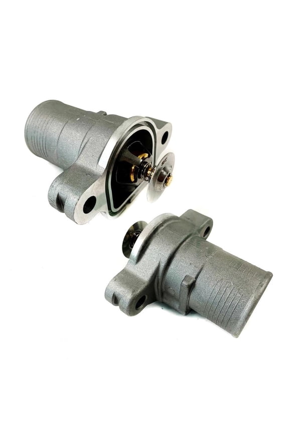 Engine Thermostat Assembly Compatible with Caterpillar D3K XL/D4/D4K XL/D5 2005-present 180F w/Housing C4.4/C6.6 4.4L 4-cyl Turbo Diesel Tractor 417-7782